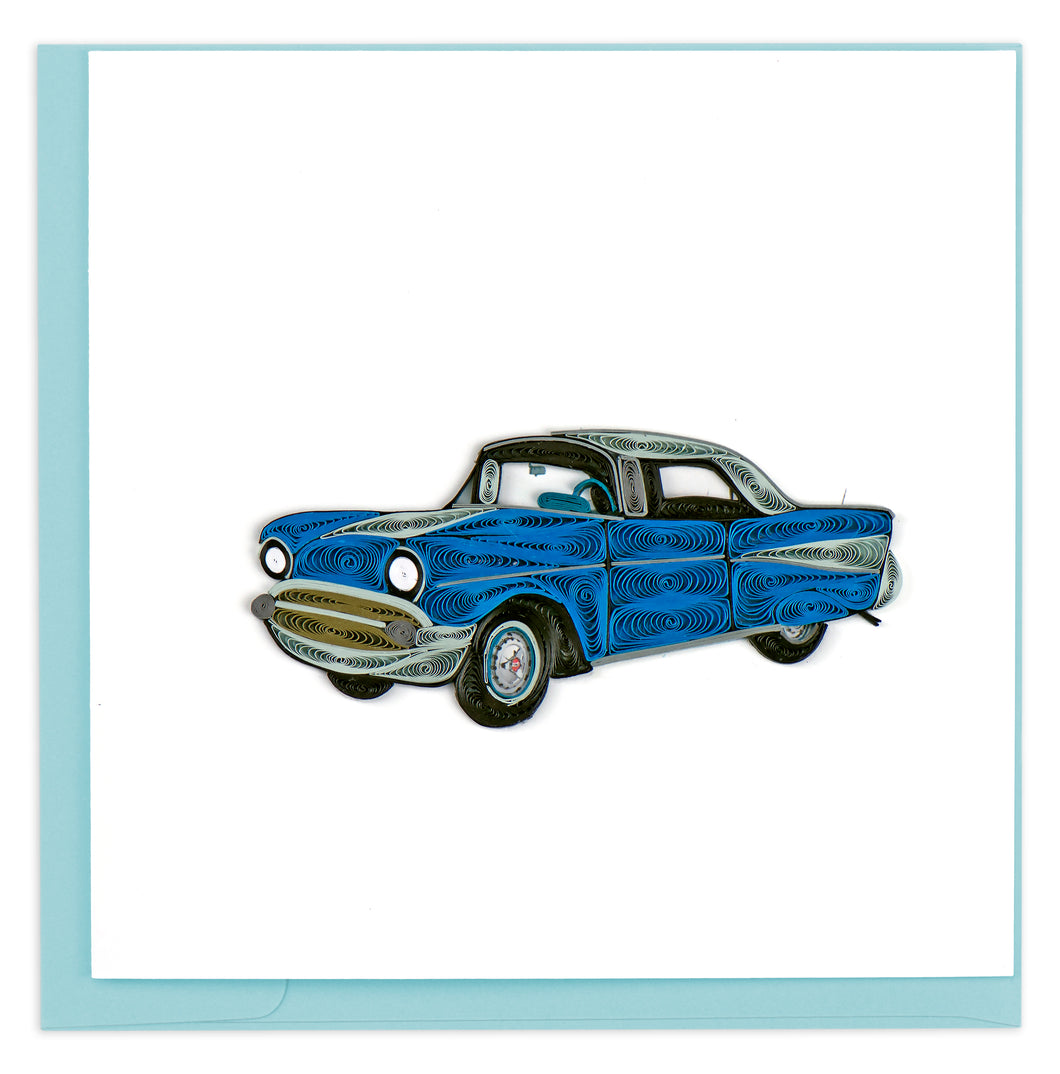 Vintage '57 Chevy Quilling Card